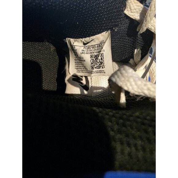 Nike Men’s Shoes Court Vision Mid Next NN White/Royal/Black FQ8740-480 Size 7 - Picture 9 of 9